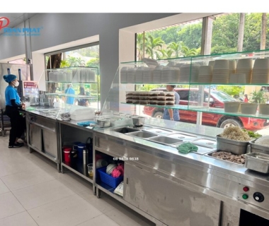 Thiết bị nhà bếp cần phải có trong canteen trường học, bệnh viện, công ty