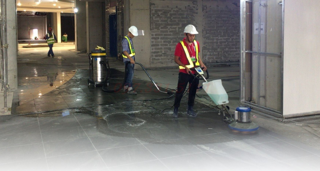 dịch vụ vệ sinh sau xây dựng